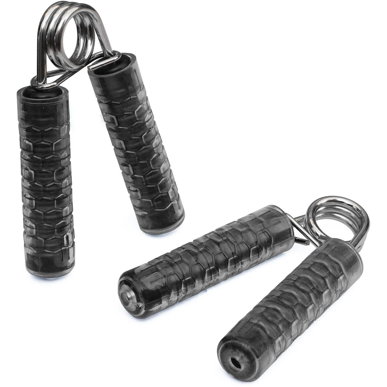 SPORTTREND 24 Handmuskeltrainer 2er Set – Fingerhanteln mit Kunststoffgriff